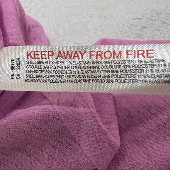 FP Movement Ruched Sleeveless Mini Dress Built-In Shorts Pink Size Large - Picture 11 of 13